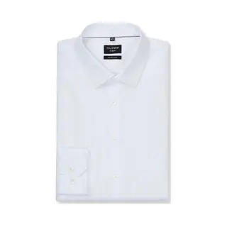 Olymp Herrenhemd No 6 Six, Super Slim, Urban Kent, Stretch Langarm, Teilungsnaht- Weiß, Gr. 42