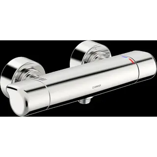 Hansa Dusch-Thermostat Hansacare Ap, S-Anschlüsse Verdeckt, Chrom