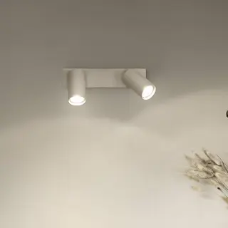 Ledvance Led-Strahler Octagon, Dimmbar, Zweiflammig, Weiß