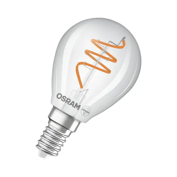 Osram Led Vintage P40 E14 4, 6W 927 Spiral Filament Klar Dim thumbnail