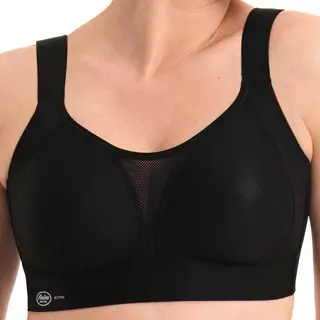 Anita Active 5530 Smart Control Damen Sport Bh Ohne Bügel – Starker Halt, Nahtlose Cups, Komfortträger, Weniger Bewegung, Schweißmanagement –