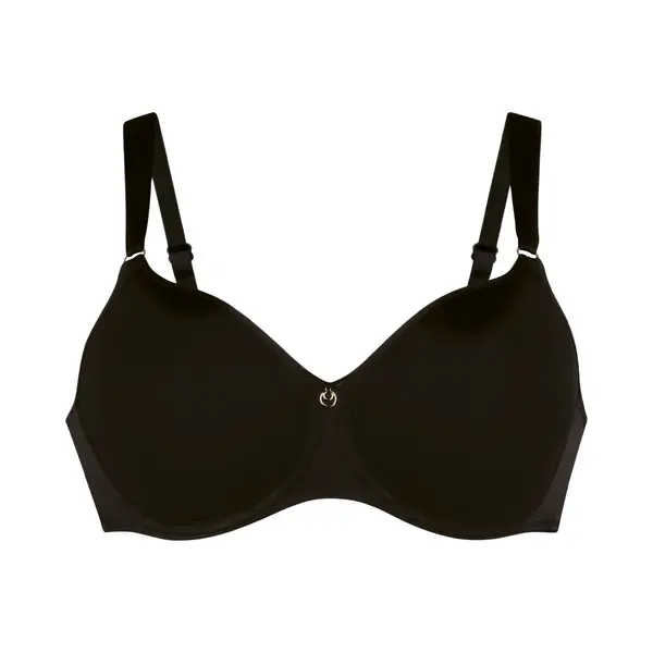 Anita Damen Bh Claire – Komfort-Bügel-Bh Mit Nahtlosen Spacer Cups, Atmungsaktiv, Große Cups B–I, Breite Komfortträger - Größe 75F Schwarz thumbnail