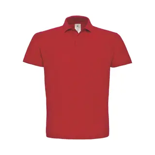 B&C, Piqué Polo Shirt Id.001 PUI10, Größe, 4XL;Farbe, Red