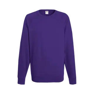 Fruit Of The Loom Sweater Raglan Sweat Ronde Hals Paars Maat S