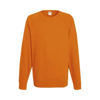 Fruit Of The Loom Sweater Raglan Sweat Ronde Hals Oranje Maat S