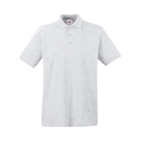 Fruit Of The Loom Premium Polo Shirt Ash Xxl thumbnail