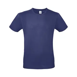 B&C Collection #E150 Mens Plain Cotton Tee Leichte, Gerade Passform - Marine (Xl)