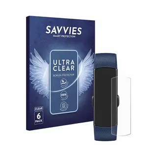 Savvies - Screenprotector Voor Huawei Honor Band 4 / 5 - Folie Beschermfolie Transparant 6 Stuks