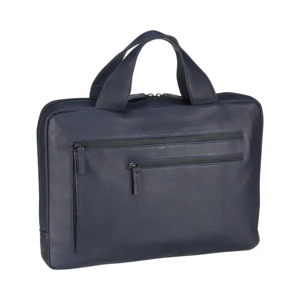 Leonard Heyden Den Haag Aktentasche Leder 38 Cm Laptopfach (15.40"), Notebooktasche, Blau thumbnail
