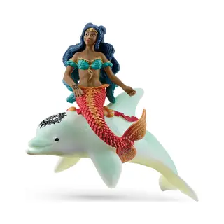 schleich Isabelle on Dolphin