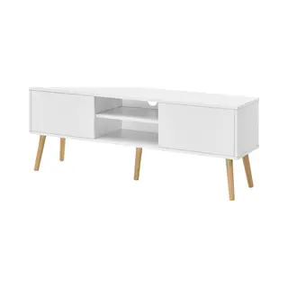 En.casa Lowboard, »Eskilstuna« Fernsehtisch 120x29, 5x46, 5cm Weiß