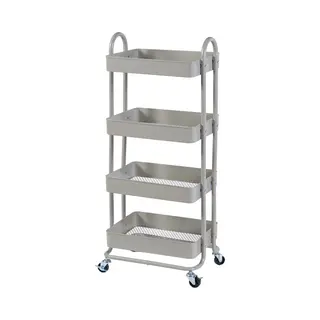 Keukentrolley Pyhäntä Met 4 Manden 103, 5x46x35 Cm Camel [en.casa]