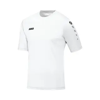 Jako Team Shirt Korte Mouw Kinderen - Wit | Maat, 116
