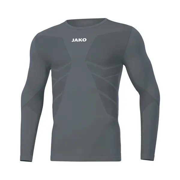 Jako Kinder Longsleeve Comfort 2.0, Steingrau, 3XS thumbnail
