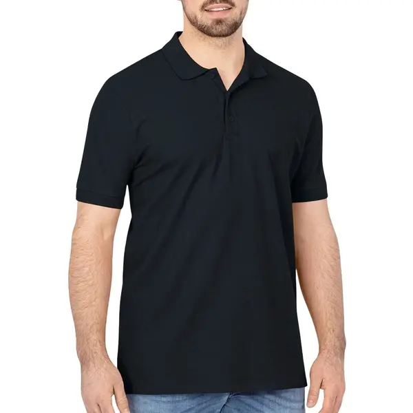 Jako Organic Polo Shirt Schwarz, M Herren thumbnail