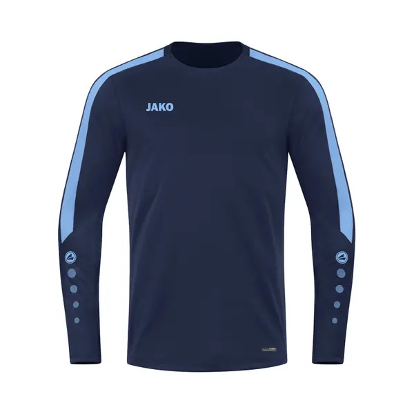 Jako, Damen, Sportshirt, Sweat Power (M), Blau, M thumbnail