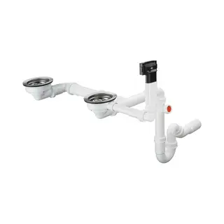 Hansgrohe 43928000 Abflussbehälter für Dusche & Bad Badafflussbehälter