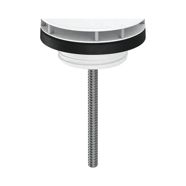 Hansgrohe Waschtischventil N. Verschließb., F Waschbecken, Mattweiß thumbnail