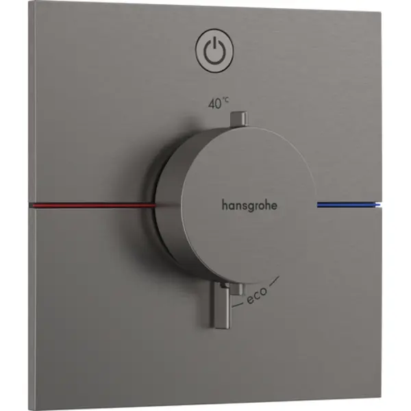 Hansgrohe 15571340 douchemixer Zwart, Chroom thumbnail