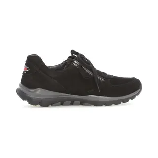 Gabor Rollingsoft Sensitive 06.968.47 - Dames Rollende Wandelsneaker - Zwart - Maat 38 (Eu) 5 (Uk)