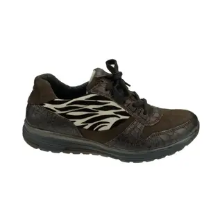 Gabor Rollingsoft Sensitive 36.978.75 - Dames Rollende Wandelsneaker - Bronze - Maat 38 (Eu) 5 (Uk)
