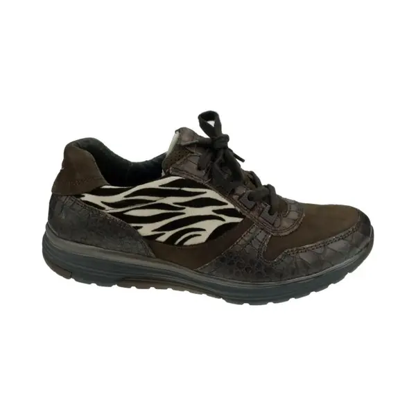 Gabor Rollingsoft Sensitive 36.978.75 - Dames Rollende Wandelsneaker - Bronze - Maat 38 (Eu) 5 (Uk) thumbnail