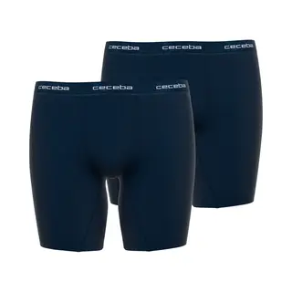 Ceceba New Classics - 2-pack Heren Cyclist Boxer - Extra Lange Pijpen - Blauw