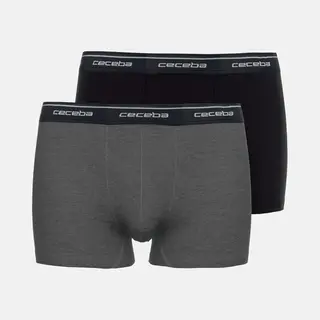 Ceceba Monza 2-pack Heren Boxer - Grijs/Zwart