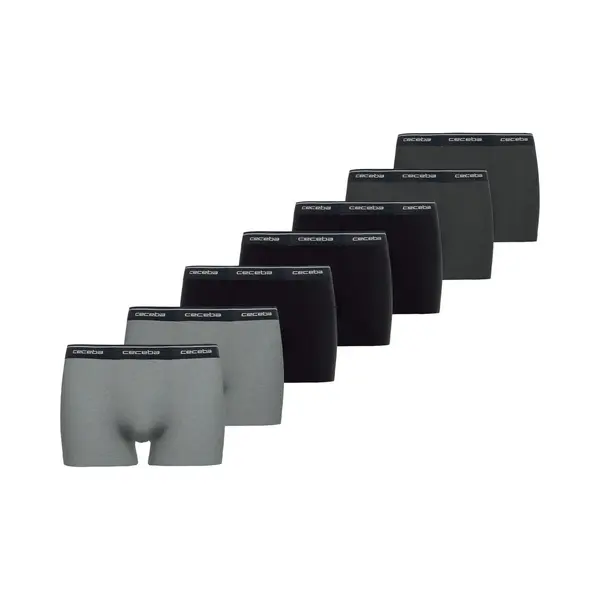 Ceceba Monza Heren Boxer - 7-pack Multipack - Grijs/Zwart thumbnail