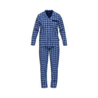 Götzburg Pyjama Lang Blauw / Navy / Wit