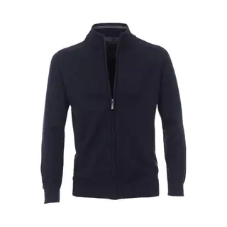 Casa Moda Vest Blauw, Effen