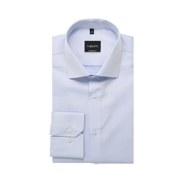 Venti Businesshemd Uni Modern Fit Hellblau 42 thumbnail