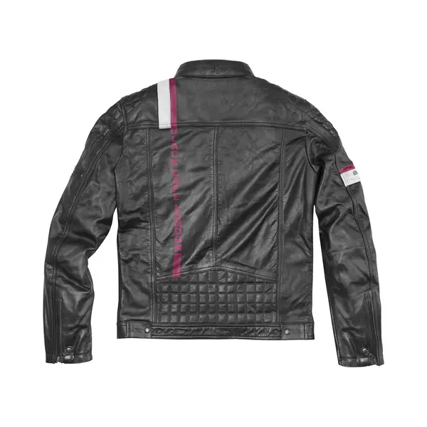 Black-Cafe London Barcelona Zwart Leren Motorjas - Maat 58 - Jas thumbnail