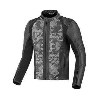 Bogotto Radic Leren / Textiele Motorjas Grijs - Maat Xs - Jas