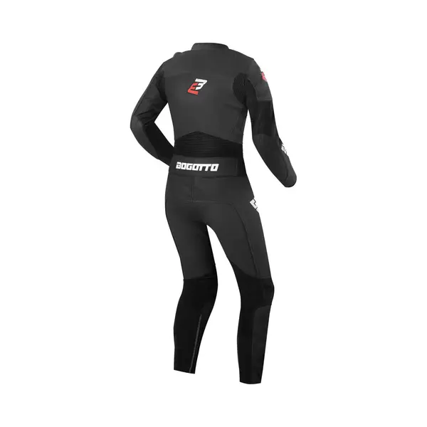 Bogotto Losail 2-Teiler Damen Motorrad Lederkombi, Schwarz, 46 thumbnail