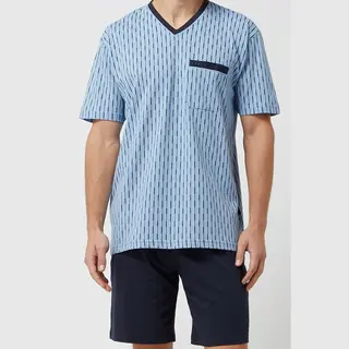 Götzburg Herren Shorty (56, Blau-mittel-Allover)