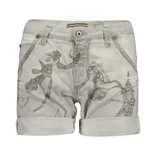 Denim Short Please Grijs Mt L-40