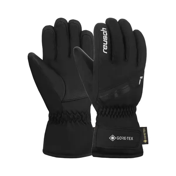 Reusch - Reusch Fred Gore-tex Junior - Ski Handschoenen Jongens - Zwart, Wit thumbnail