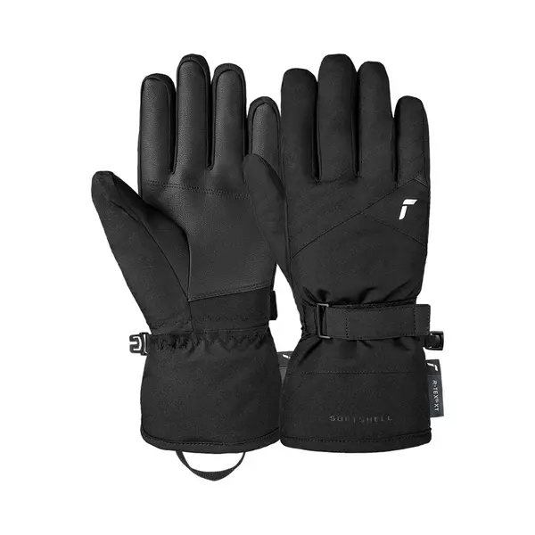 Reusch Alena Women's Ski Gloves R-Tex Xt - Waterproof, Windproof, Breathable, Warm & Soft - Touchscreen Compatible, Softshell Thermal Gloves For Ski & thumbnail