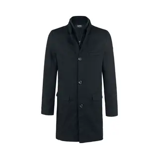 Black Premium By Emp Single-Breasted Coat Short Coat Black