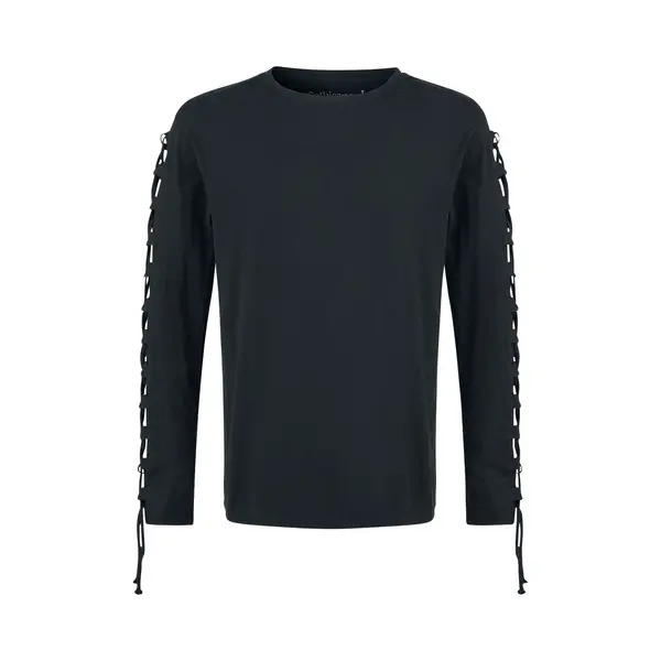 Gothicana By Emp Cut The Cord Long-sleeve Shirt Black thumbnail