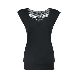Gothicana By Emp Backlace T-Shirt Schwarz In Xl