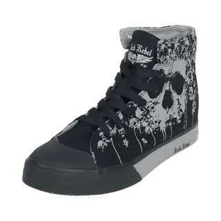 Rock Rebel By Emp Walk The Line Sneakers High Black