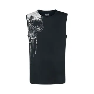 Black Premium By Emp Tiger In My Tank-Top Schwarz In 4XL