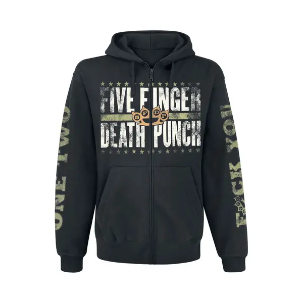 Five Finger Death Punch Vest Met Capuchon - Locked & Loaded - M Tot 3XL - Voor Mannen - Zwart thumbnail