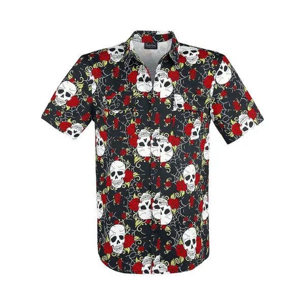 Jawbreaker Skull Short-sleeved Shirt Black thumbnail