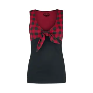 Rock Rebel By Emp She's Deadly Top Black Red
