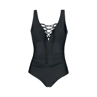 Black Premium By Emp Swimsuit With Lacing Swimsuit Black