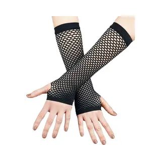 Gothicana By Emp Net Gloves Arm Warmers Black
