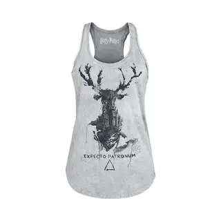Harry Potter Expecto Patronum Top Light Grey
